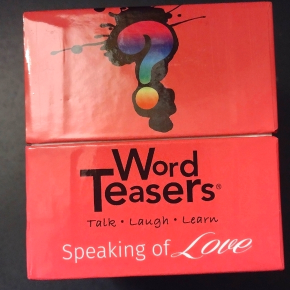 Word Teasers Speaking of Love Conversation Starters for lovers of all ages! - Picture 1 of 4